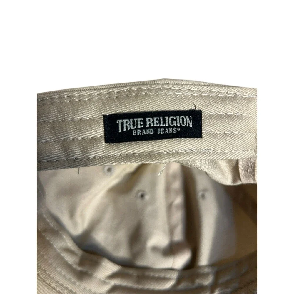 True Religion Adjustable Hat Khaki One Size - Picture 7 of 7